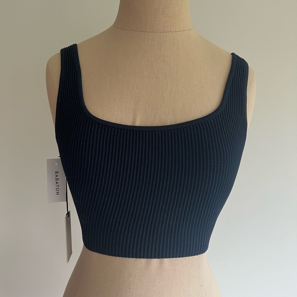Aritzia Blue ribbed tank - Picture 2 of 2
